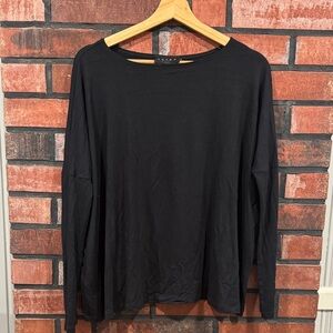 Hatch Black Long Sleeve Top